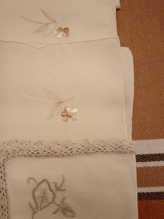 Piękne serwetki obiadowe -6szt ręczne arcydzieło..