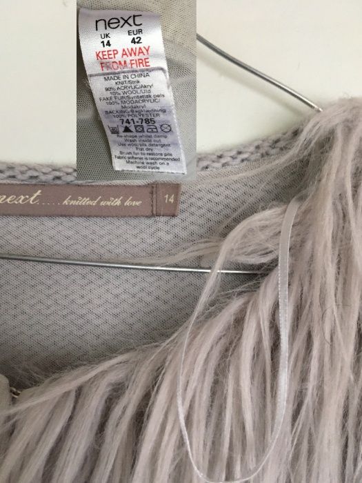 Милая приятная меховушка, кофта с эко мехом, эффектная теплая кофта от