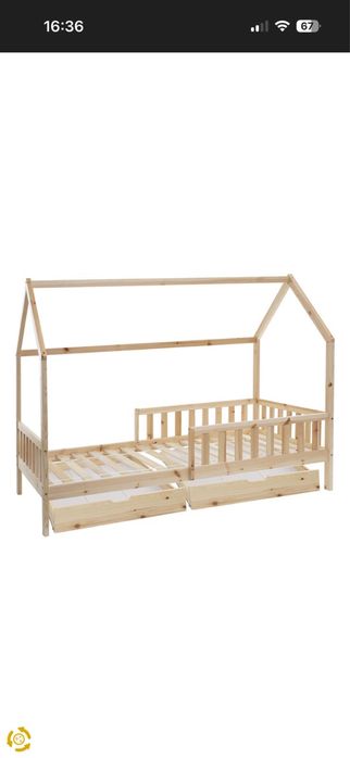 Cama criança montessori com colchão
