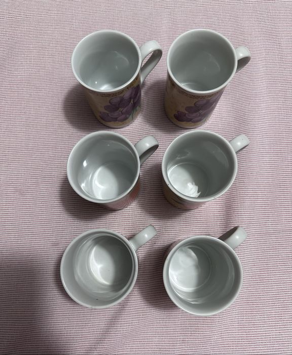 Conjunto de 6 canecas