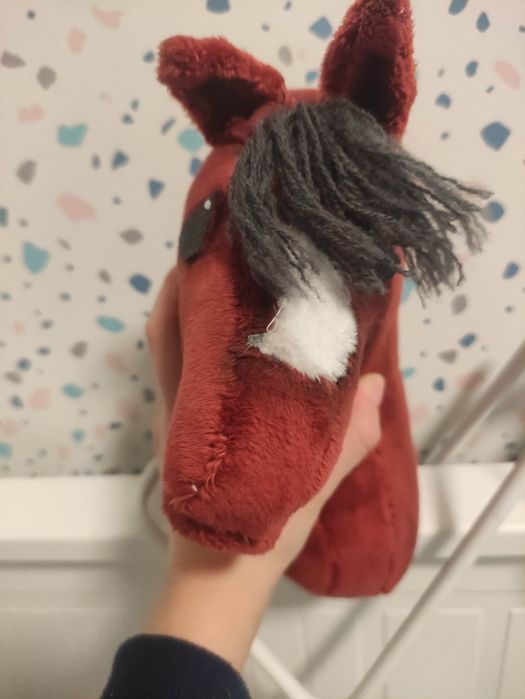 Hobby horse A5 bordowy
