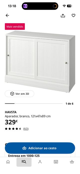 Aparador branco IKEA