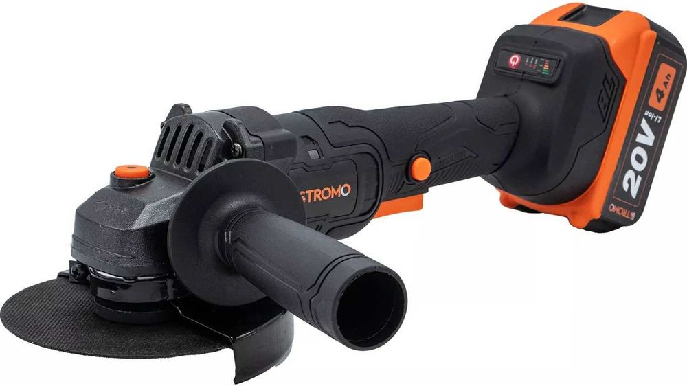 Акумуляторна БЕЗЩІТКОВА болгарка Stromo/рег. швидк./плавний пуск/стаб.
