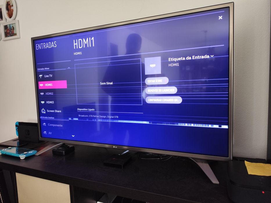 TV LG para peças