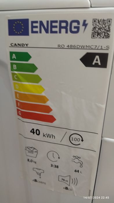 Máquina lavar roupa UM MÊS