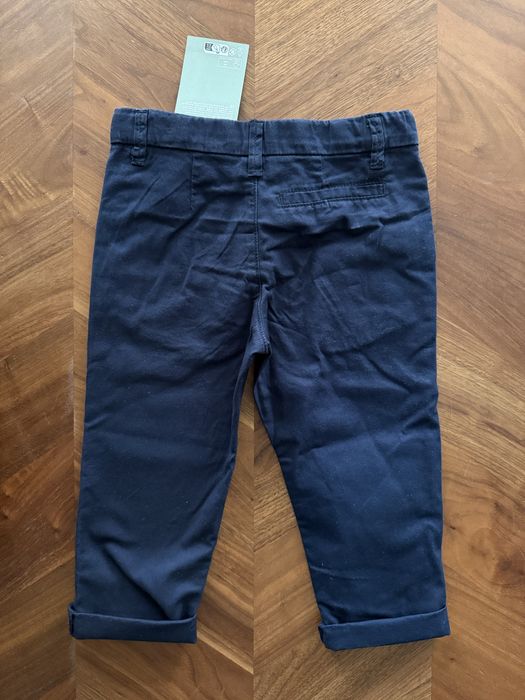 Nowe eleganckie spodnie chłopięce H&M 92, granatowe spodnie wizytow