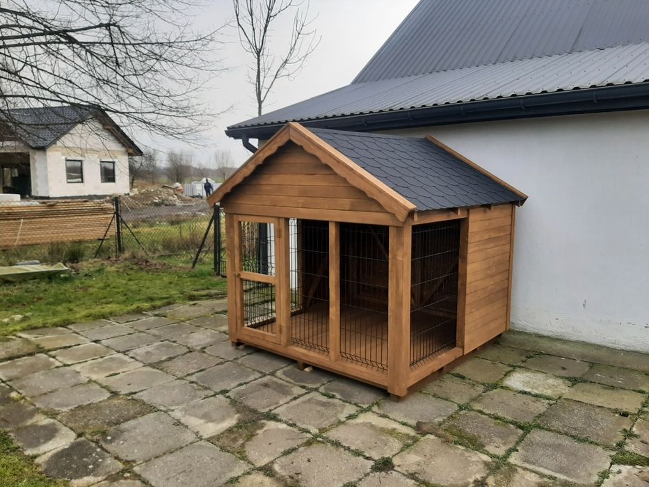 Buda dla psa kojec