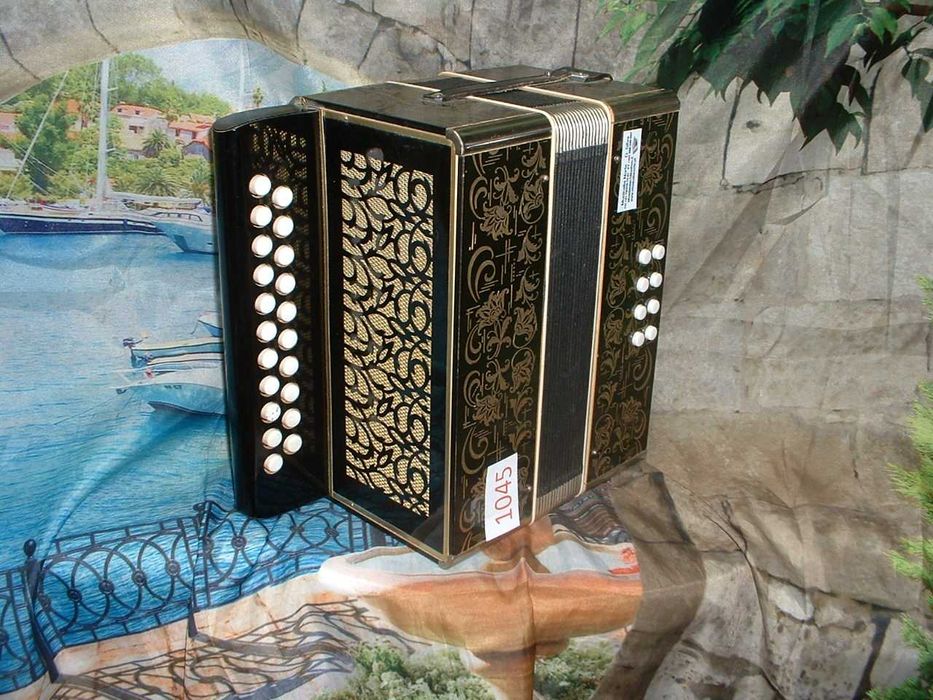 Promoção de Acordeões de concertinas Vendo uma coleção de 2000 instrumentos