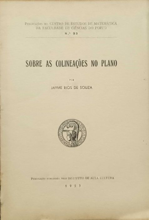 Sobre as Colineações no plano - Jayme Rios de Souza
