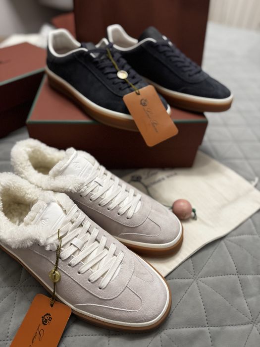 Кеди loro Piana синього кольору