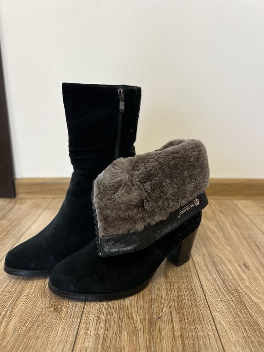 Жіночі черевики з натуральної замші