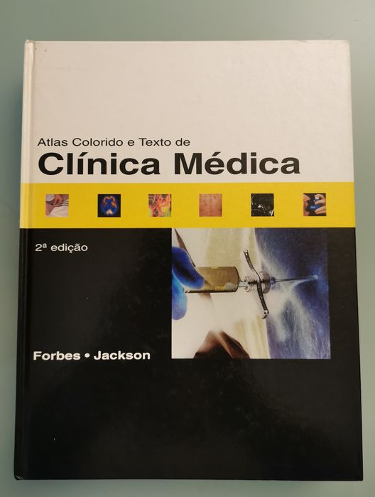 Atlas colorido e texto de clínica médica