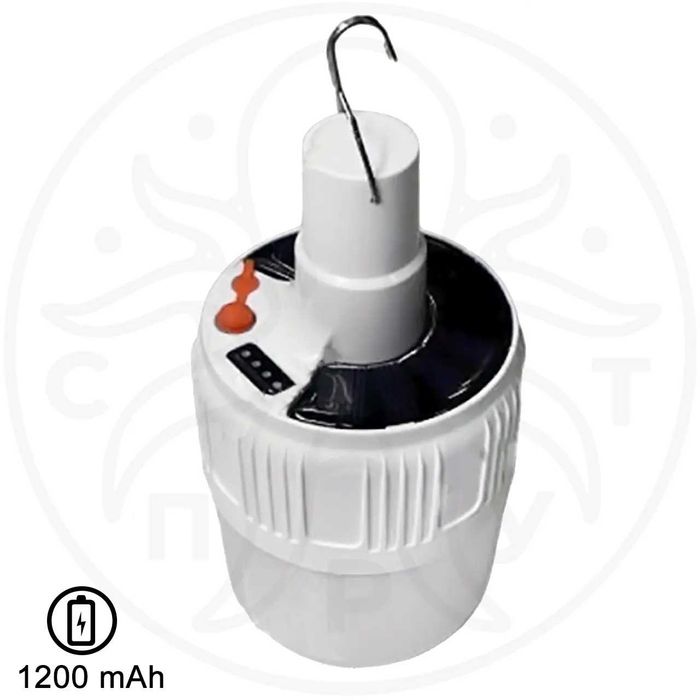 Підвісний кемпінговий ліхтар-лампа, сонячна панель 1200mAh