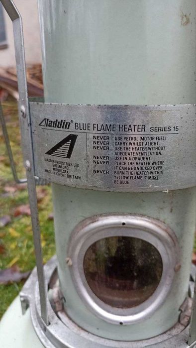 Zabytkowy piecyk naftowy/olejowy Aladdin blue flame