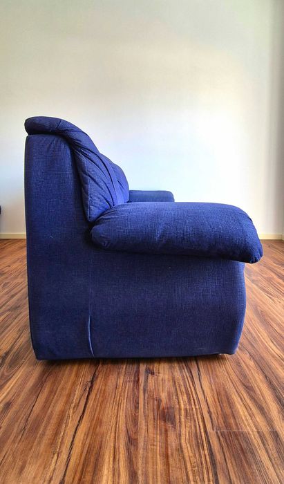Sofa de 2 lugares Azul Escuro