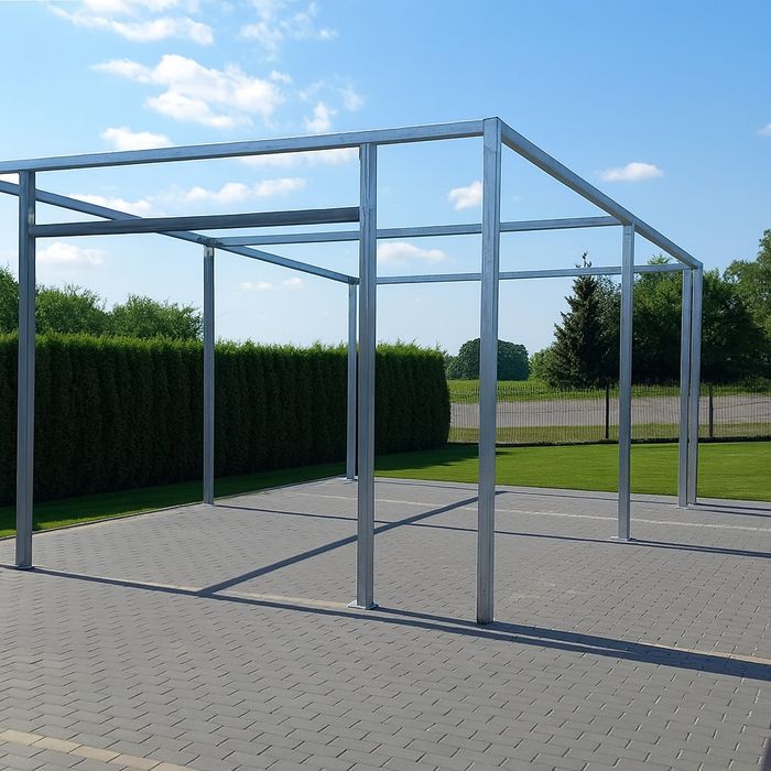 Nowoczesne minimalistyczne garaże, hale