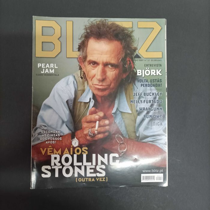 Revista Blitz Capa Keith Richards
