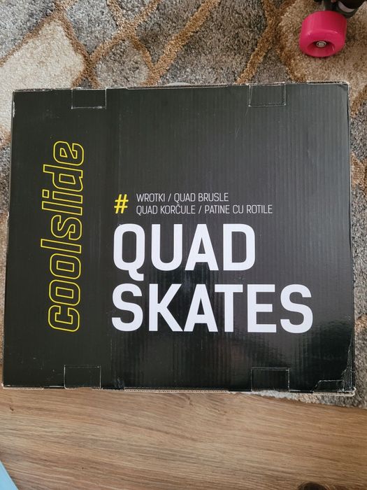 Wrotki Coolslide różowe rozmiar 36