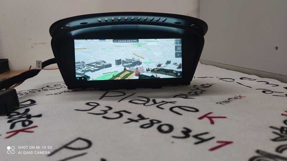 BMW Série 5 E60 E61 Série 3 E90 E91 Rádio Android CCC CarPlay iDrive