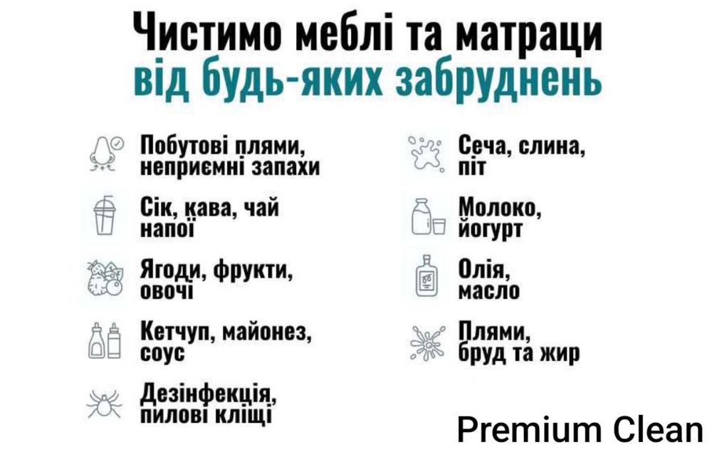 Хімчистка мʼяких меблів та килимів у Івано-Франківську та області