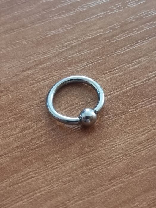 Сережки з сталі, тунель 9мм