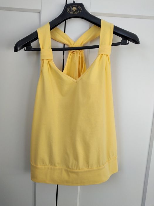 nowy top M 38 (wg metki 40/42) bonprix damski żółty