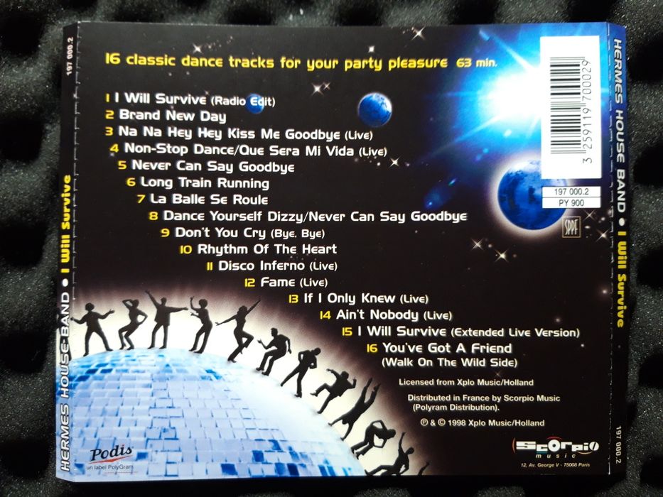 Hermes House Band – I Will Survive - L'Album (CD, 1998)