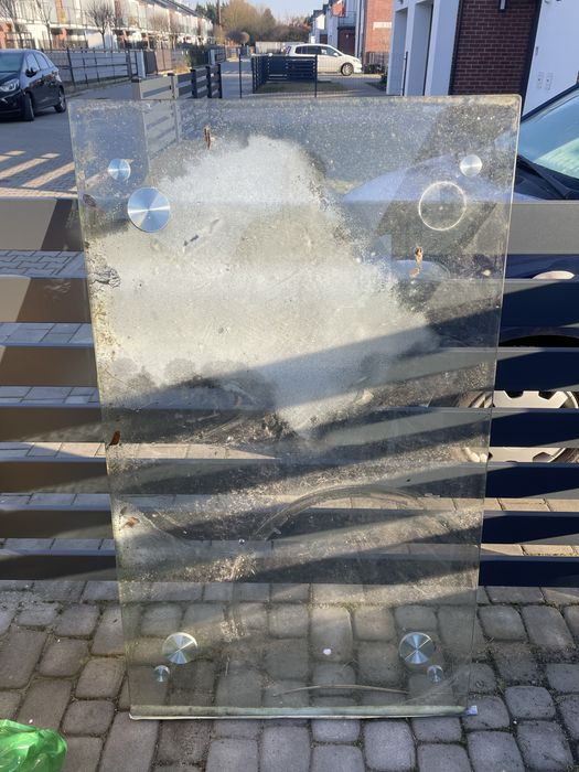 Blat stołu szklany 135x80