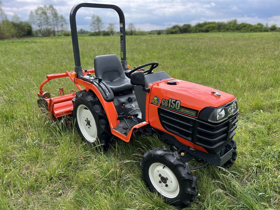 Mini Traktor Japonski Kubota Gb150 4x4 glebogryzarka stan doskonaly Transport Caly kraj