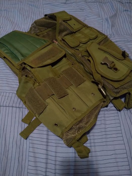 Colete verde para airsoft