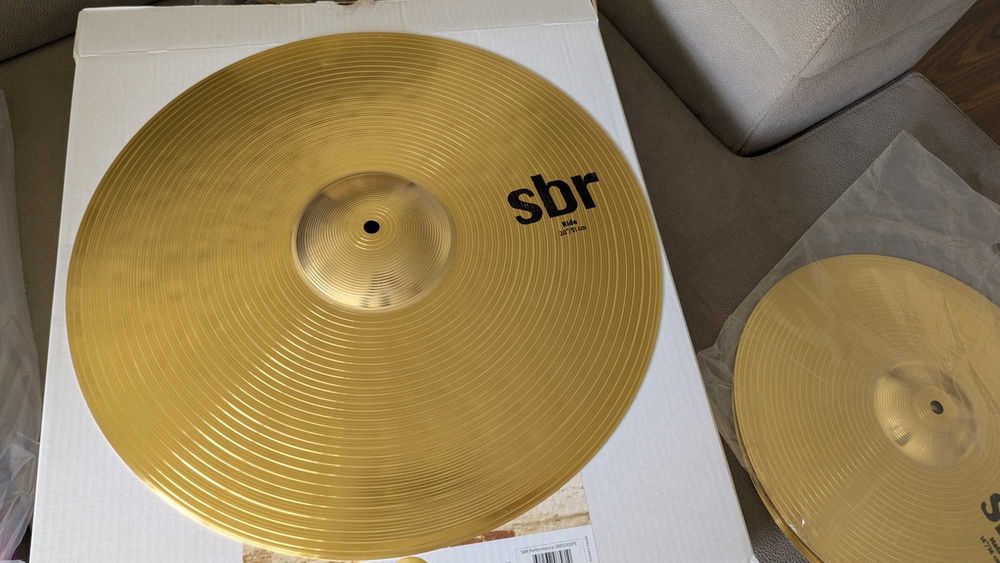 Kit de pratos de bateria Sabian SBR (COMO NOVO)