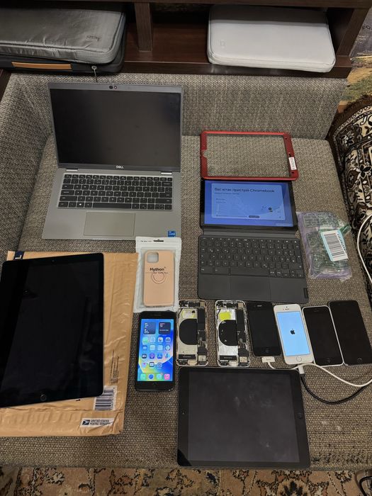 Лот техніки Apple (iphone, ipad, lenovo, dell)