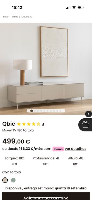 Movel tv Kenay Qbic