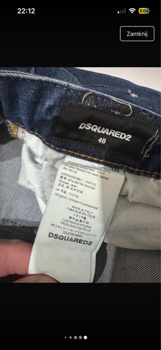 Dżinsy Dsquared2 899