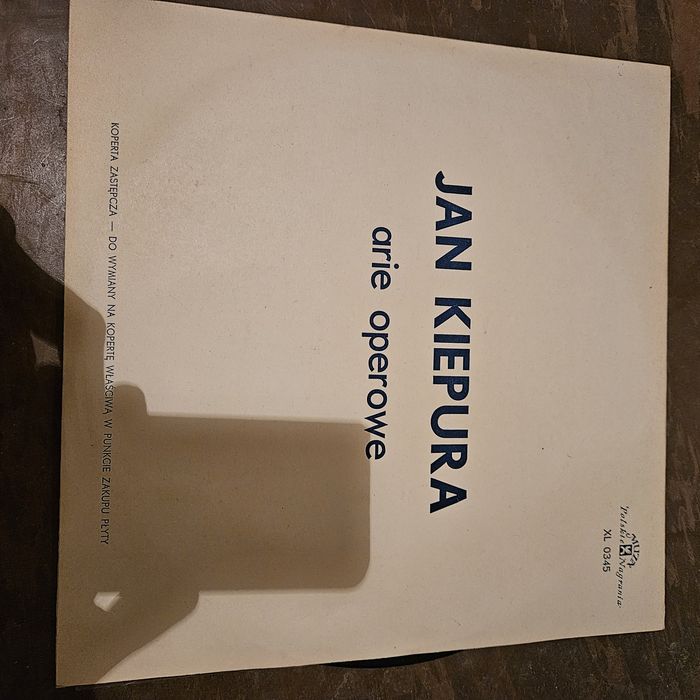 Płyta winylowa Jan Kiepura
