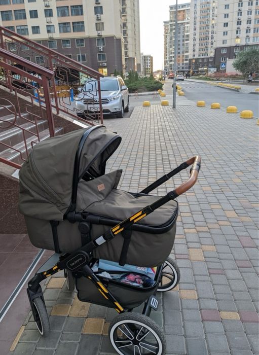 Одеса візочок коляска для міста і села Teutonia Trio 2в1