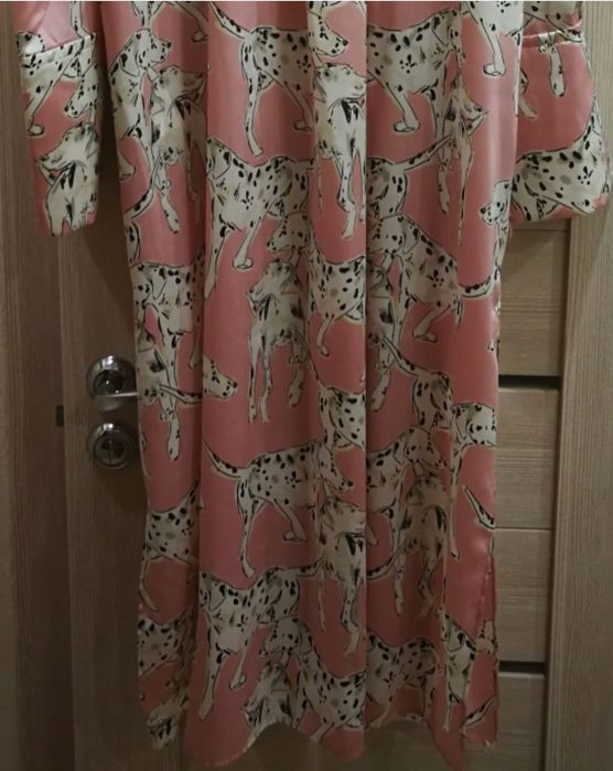 Zara sukienka w dalmatyńczyki, print z psami NOWA rozmiar  S M L