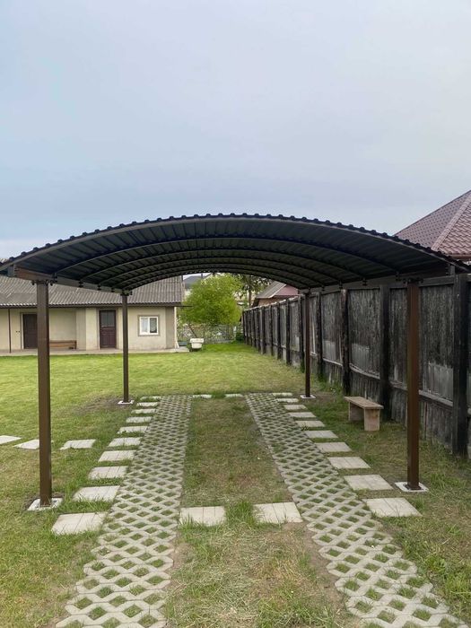 Навес для дома, Комплект навеса собери сам, Автонавес, Каркас навеса