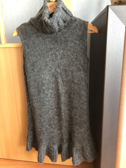 Golf bez rękawów .Tunika może być też sukieneczka