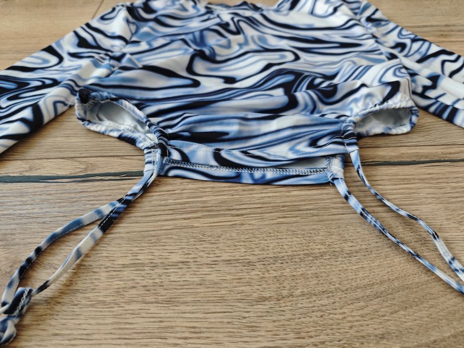 Top w kolorach niebieskich Shein r.XS