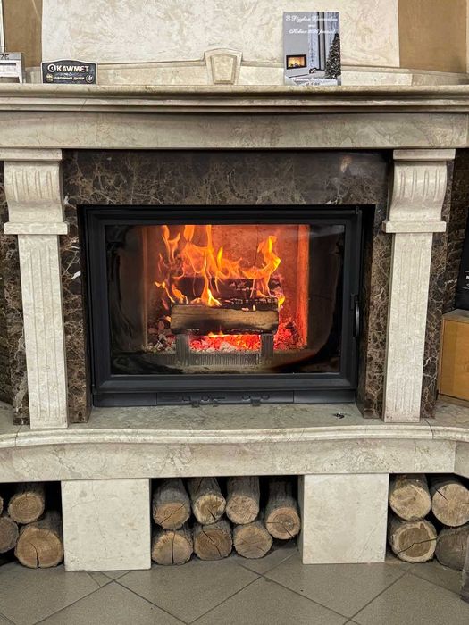 Чавунні, сталеві камінні топки, комплектуючі, монтаж