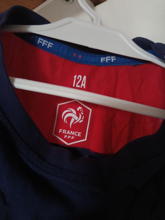 Dziecięca koszulka piłkarska reprezentacji Francji z napisem Pogba rozmiar 128-134