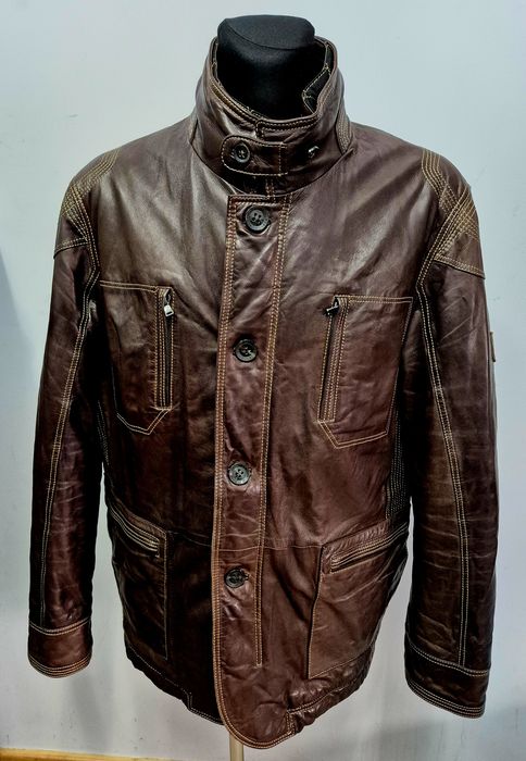 ROY ROBSON roz. L/XL męska kurtka skora naturalna jagnięca  super stan