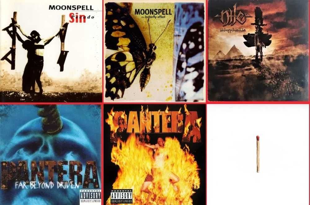 42 CDs - Metal - Raros - Muito Bom Estado