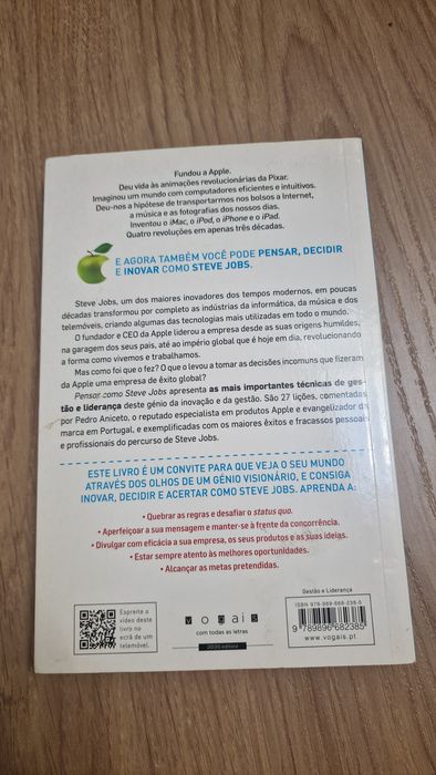 Livro Pensar como Steve Jobs