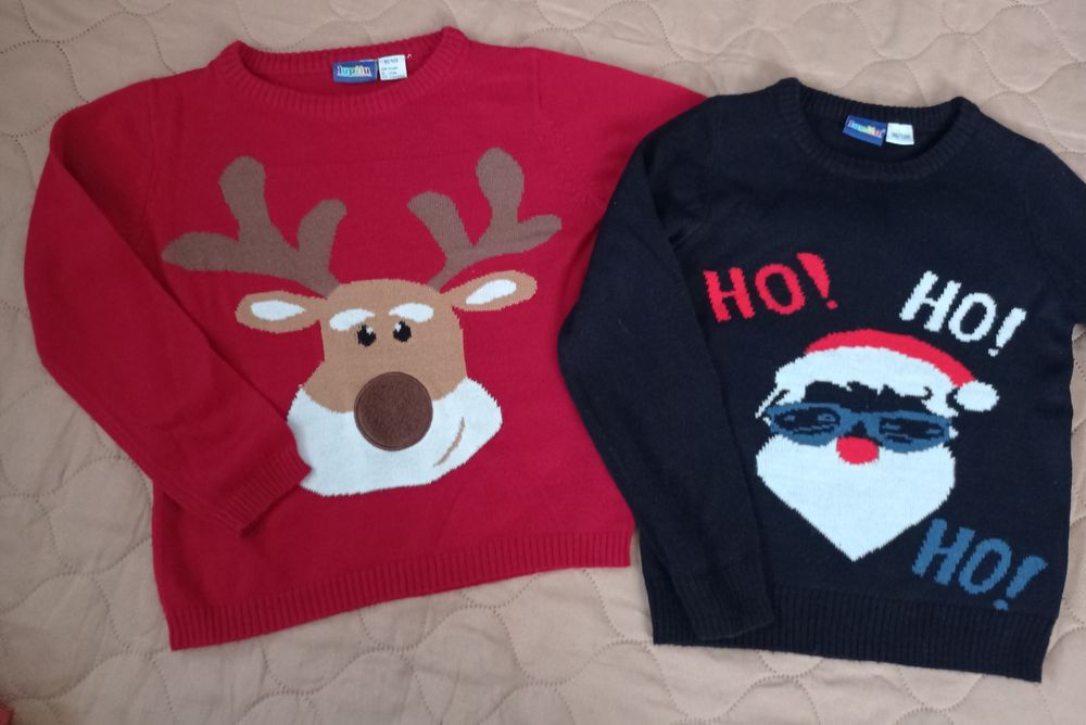 Sweterki chłopięce świąteczne rozm 98