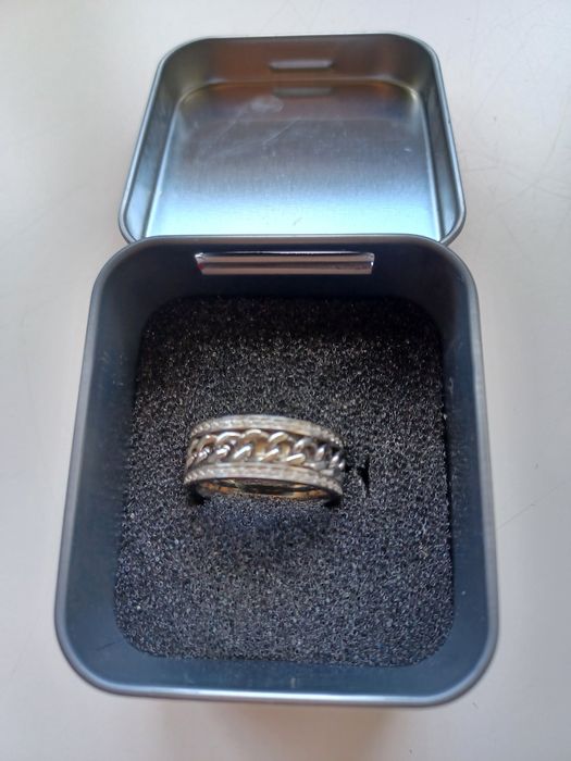 Anel em aço tamanho 12