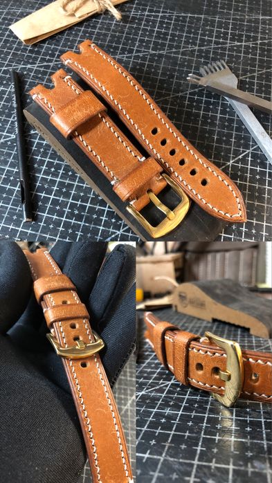 Ремінці на годинник на замовлення. Ремешки из кожи на заказ