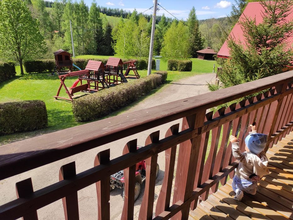 domek + alpaki, SPA, zarybiony staw Bieszczady