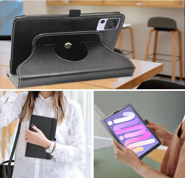 etui na tablet Doogee T20 T20S 10.4 czarne obrotowe